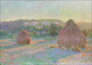 Galeria Plakatu, Plakat, Stacks of Wheat, End of Summer, Claude Monet, 59,4x42 cm - Galeria Plakatu