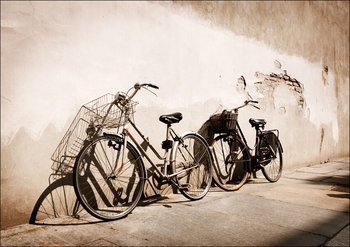 Galeria Plakatu, Plakat, Stare rowery, Włochy, 29,7x21 cm - Galeria Plakatu