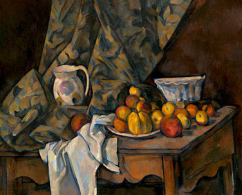 Galeria Plakatu, Plakat, Still Life With Apples And Peaches, Paul Cézanne, 29,7X21 Cm - Galeria Plakatu