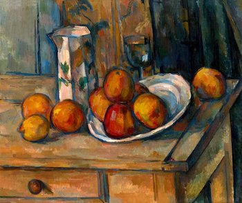 Galeria Plakatu, Plakat, Still Life With Milk Jug And Fruit, Paul Cézanne, 42x29,7 cm - Galeria Plakatu