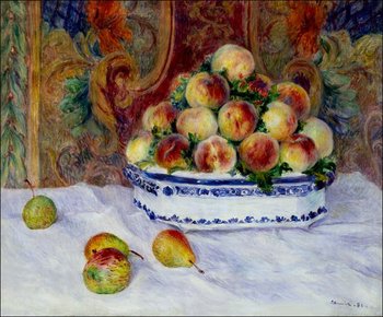 Galeria Plakatu, Plakat, Still Life with Peaches, Auguste Renoir, 29,7x21 cm - Galeria Plakatu