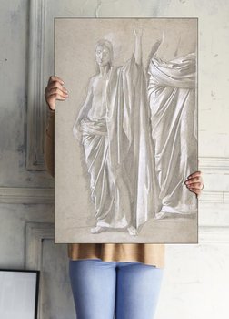 Galeria Plakatu, Plakat, Study of a Draped Figure, Edgar Degas, 50x70 cm - Galeria Plakatu
