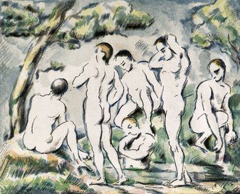 Galeria Plakatu, Plakat, The Bathers, Paul Cézanne, 60x40 cm - Galeria Plakatu