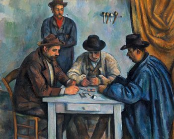 Galeria Plakatu, Plakat, The Card Players, Paul Cézanne, 91,5x61 cm - Galeria Plakatu
