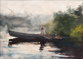 Galeria Plakatu, Plakat, The End of the Day, Adirondacks, Winslow Homer, 59,4x42 cm - Galeria Plakatu