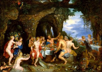 Galeria Plakatu, Plakat, The Feast of Acheloüs, Rubens, 60x40 cm - Galeria Plakatu