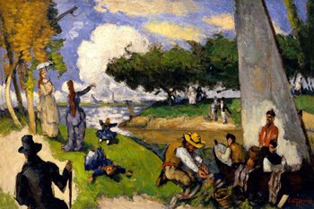 Galeria Plakatu, Plakat, The Fishermen, Paul Cézanne, 42x29,7 cm - Galeria Plakatu