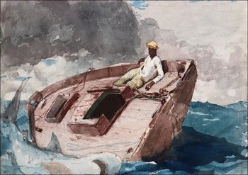 Galeria Plakatu, Plakat, The Gulf Stream, Winslow Homer, 42x29,7 cm - Galeria Plakatu