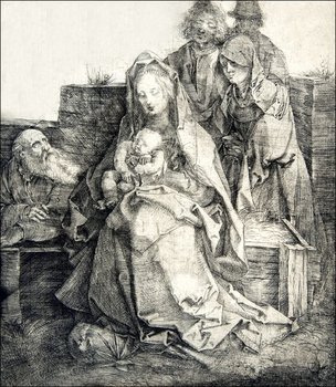 Galeria Plakatu, Plakat, The Holy Family, Albrecht Durer, 21x29,7 cm - Galeria Plakatu