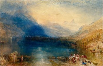 Galeria Plakatu, Plakat, The Lake of Zug, William Turner, 59,4x42 cm - Galeria Plakatu
