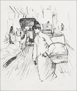 Galeria Plakatu, Plakat, The Laundress, Henri De Toulouse-Lautrec, 60x80 cm - Galeria Plakatu