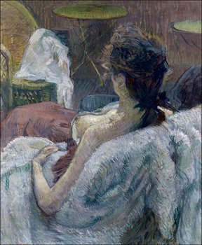 Galeria Plakatu, Plakat, The Model Resting, Henri de Toulouse-Lautrec, 21x29,7 cm - Galeria Plakatu