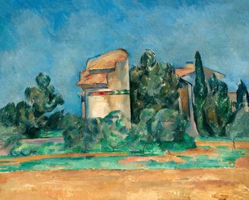 Galeria Plakatu, Plakat, The Pigeon Tower At Bellevue, Paul Cézanne, 59,4x42 cm - Galeria Plakatu