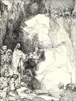 Galeria Plakatu, Plakat, The Raising of Lazarus Small Plate, Rembrandt, 21x29,7 cm - Galeria Plakatu