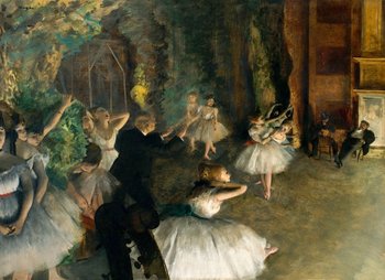 Galeria Plakatu, Plakat, The Rehearsal Of The Ballet Onstage, Edgar Degas, 59,4x42 cm - Galeria Plakatu