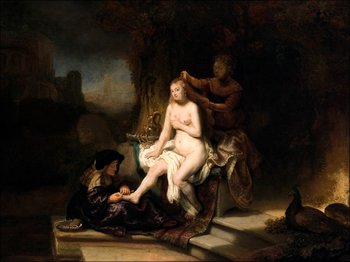 Galeria Plakatu, Plakat, The Toilet of Bathsheba, Rembrandt, 29,7x21 cm - Galeria Plakatu