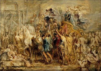 Galeria Plakatu, Plakat, The Triumph of Henry IV, Rubens, 30x20 cm - Galeria Plakatu