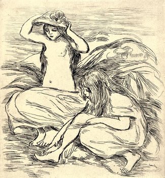 Galeria Plakatu, Plakat, The Two Bathers, Auguste Renoir, 50x50 cm - Galeria Plakatu