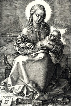 Galeria Plakatu, Plakat, The Virgin with the Swaddled Child, Albrecht Durer, 40x60 cm - Galeria Plakatu