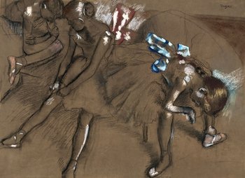 Galeria Plakatu, Plakat, Three Dancers Resting, Edgar Degas, 60x40 cm - Galeria Plakatu