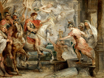 Galeria Plakatu, Plakat, Triumphant Entry of Constantine into Rome, Rubens, 29,7x21 cm - Galeria Plakatu