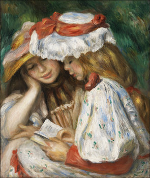 Galeria Plakatu, Plakat, Two Girls Reading, Pierre-Auguste Renoir, 21x29,7 cm - Galeria Plakatu