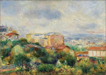 Galeria Plakatu, Plakat, View From Montmartre, Pierre-Auguste Renoir, 60x40 cm - Galeria Plakatu