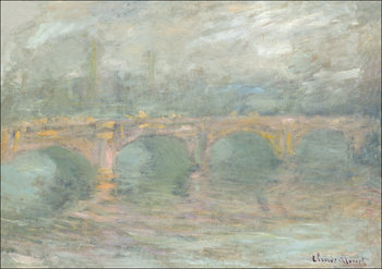 Galeria Plakatu, Plakat, Waterloo Bridge, London, at Sunset, Claude Monet, 60x40 cm - Galeria Plakatu