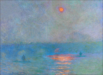 Galeria Plakatu, Plakat, Waterloo bridge sunlight in the fog, Claude Monet, 30x20 cm - Galeria Plakatu