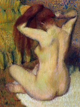 Galeria Plakatu, Plakat, Woman Combing Her Hair, Edgar Degas, 40x60 cm - Galeria Plakatu
