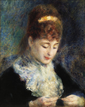 Galeria Plakatu, Plakat, Woman Crocheting, Pierre-Auguste Renoir, 21x29,7 cm - Galeria Plakatu