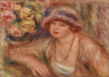 Galeria Plakatu, Plakat, Woman Leaning, Pierre-Auguste Renoir, 60x80 cm - Galeria Plakatu