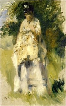 Galeria Plakatu, Plakat, Woman Standing By A Tree, Auguste Renoir, 29,7x42 cm - Galeria Plakatu