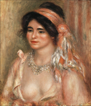 Galeria Plakatu, Plakat, Woman with Black Hair (Jeune femme avec cheveux noirs, buste) (1911), Pierre-Auguste Renoir, 40x60 cm - Galeria Plakatu