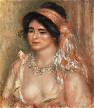 Galeria Plakatu, Plakat, Woman with Black Hair (Jeune femme avec cheveux noirs, buste) (1911), Pierre-Auguste Renoir, 61x91,5 cm - Galeria Plakatu