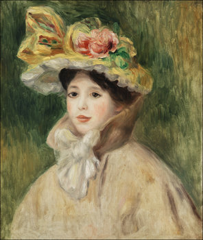 Galeria Plakatu, Plakat, Woman with Capeline, Pierre-Auguste Renoir, 21x29,7 cm - Galeria Plakatu