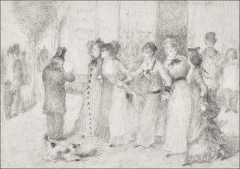Galeria Plakatu, Plakat, Workers’ Daughters on the Outer Boulevard, Pierre-Auguste Renoir, 60x40 cm - Galeria Plakatu