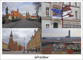 Galeria Plakatu, Plakat, Wrocław, Premium, 42x29,7 cm - Galeria Plakatu