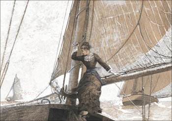 Galeria Plakatu, Plakat, Yachting Girl, Winslow Homer, 59,4x42 cm - Galeria Plakatu