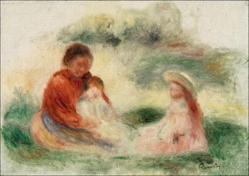 Galeria Plakatu, Plakat, Young Family, Pierre-Auguste Renoir, 42x29,7 cm - Galeria Plakatu