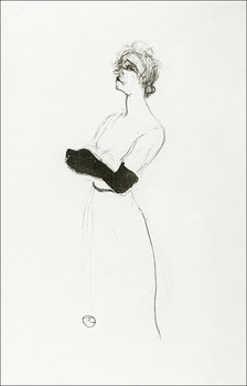 Galeria Plakatu, Plakat, Yvette Guilber, Henri De Toulouse-Lautrec, 29,7x42 cm - Galeria Plakatu
