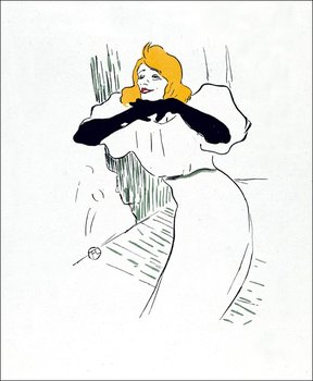 Galeria Plakatu, Plakat, Yvette Guilbert, Henri de Toulouse-Lautrec, 40x60 cm - Galeria Plakatu