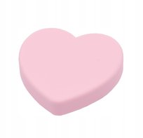 Gałka Meblowa Dziecięca Silikon Serduszko Różowe