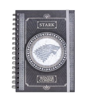 Game Of Thrones Stark Notes A5 na spirali 14,8x21 cm - GAME OF THRONES