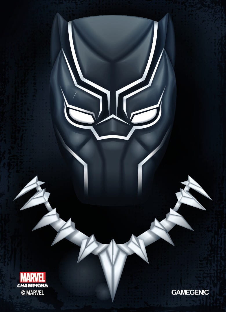 Gamegenic: Marvel Champions Art Sleeves (66 mm x 91 mm) Black Panther 50+1 szt.
