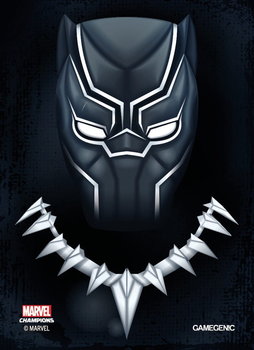 Gamegenic: Marvel Champions Art Sleeves (66 mm x 91 mm) Black Panther 50+1 szt. - Gamegenic