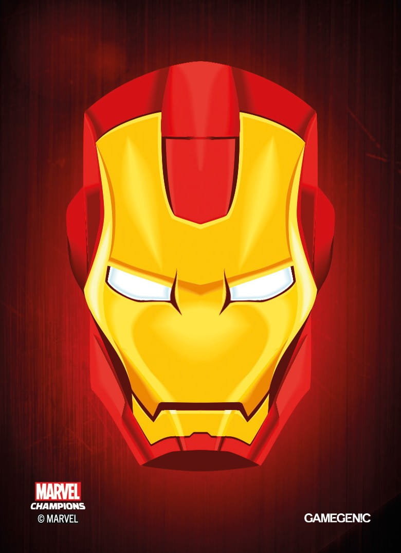 Gamegenic: Marvel Champions Art Sleeves (66 mm x 91 mm) Iron Man 50+1 szt.