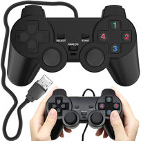 Gamepad Pad Do Ps3 Pc Wibracja Usb Analog Do Gier Retoo