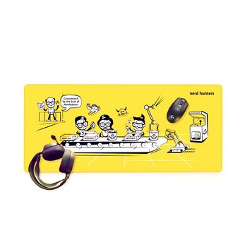 Gamingowa Podkładka Pod Mysz - Nerdosian Factory - nerd hunters