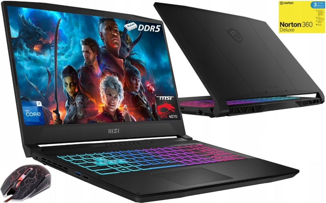 Gamingowy Msi Katana 15 B13 I7-13620H Rtx4070 2Tb 32Gb Ddr5 Win11 Pro ...